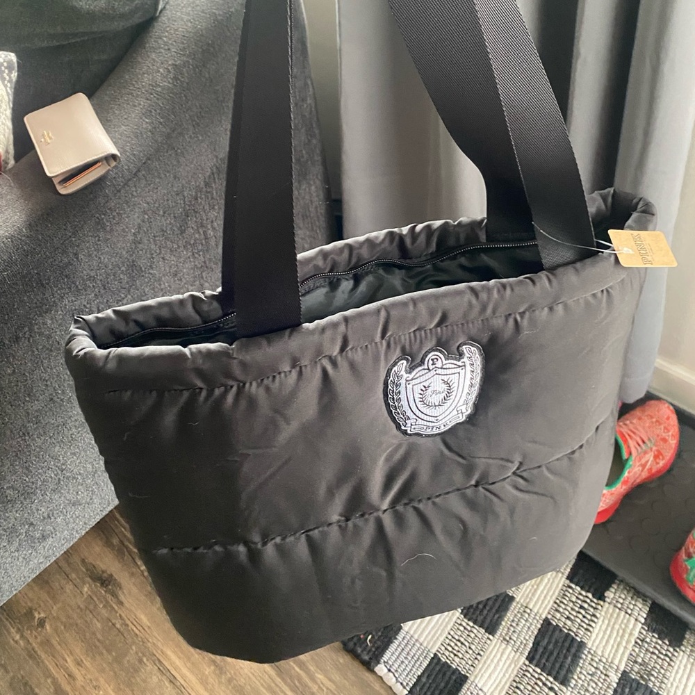 Brand new black PINK Victoria secret tote bag